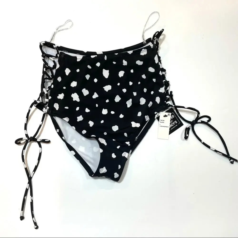 Sundazed COW Spot Stella High Waist Swim Bottom